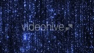 Glitter Blue Particles Rain Glamour Background Falling Sparkle Footage