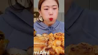 Daechang (Beef Latge Intestine) Mukbang | AmiAmi, Hongyu ASMR, JJU EATS, Seo Jiwoo's ASMR #daechang