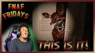 SCARIEST FNAF VHS TAPE REACTION YET! | #FRIDAYFNAF #9