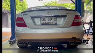 ท่อ C180 W204 (Catback) By T1-Exhaust