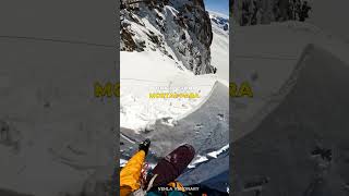 Al Borde del Abismo 😱 La Mortal Descenso de Esquí 50-50 #vehlavizionary #shorts #viral