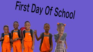 My 5 Kids First Day Of School In Ghana | Juss vlog | Ghana Vlog