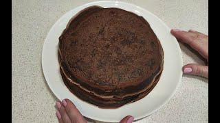 Шоколадные блины/Chocolate crepes/Blintzes