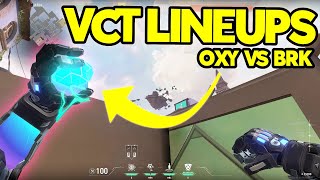 VCT OXY Vs BRK Lineups you missed (VCT NA CHALLANGERS Valorant)