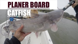 Planer Board Drift Fishing Trolling For Catfish (Surprising!)