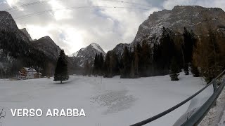 Pista nera Sourasass - Arabba - Sciare nelle Alpi italiane. Skiing the Italian Alps. Le più belle.