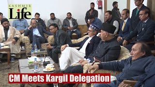 Cm Meets Kargil Delegation