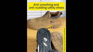 Safety shoe quality testing3005YW#steeltoeshoes #sneakers #safetyfootwear