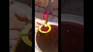 Learn how to make mulberry juiceآموزش درست کردن شیره توت#food #asmr #recipe #nature