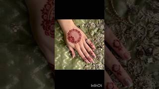 Goll tikki Easy mehndi design 😍simple backhand bunch henna design mehndi #shorts #youtubeshorts