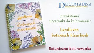 Kartki pocztowe do kolorowania Landleven botanisch Botanika przegląd