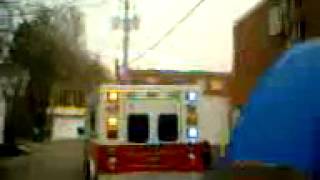 Ambulance in back alley at Planned Parenthood MN