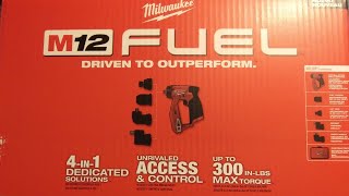 Milwaukee M12 fuel 4 and 1 installation drill driver. oh yes!!!!!🌎💯✔😲