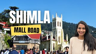 Shimla Mall Road Shopping 2024  Mall Road Church ,Ridge, Mall Road Lift ,Shimla travel 2024