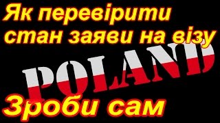 Як перевірити стан заявки на візу