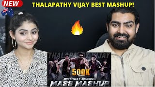 🔥 Thalapathy Vijay Birthday Special Mashup 2021 Reaction 🔥♥️ | Jomin Joseph |