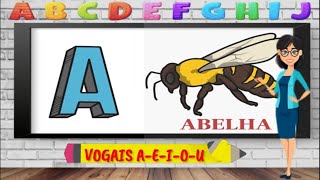 AEIOU - Aprenda as Vogais - Fundo Animado Infantil - Escolar