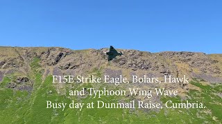 "Bolars" Hawk and Typhoons at Dunmail Raise Cumbria, Wednesday 14th June 2023