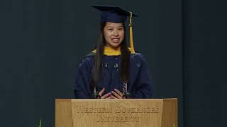 WGU 2024 Salt Lake City Commencement - Graduate Speaker Carly Donner