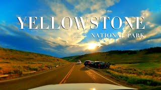 Relaxing Driving 4K Video, Yellowstone in Wyoming, Most Impressive RoadTrip Moment [4K]