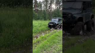 Тестим новые мосты #уазик #offroading #тюнинг