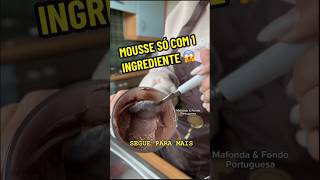 Mousse de chocolate só com 1 ingrediente 😹😱 #mafondaportuguesa #comedia #humor #prozis