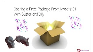 Opening My Prize Package From MyPets121