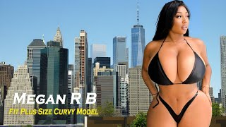 Megan R B ✅ American Plus Size Model | Curvy Model | Wiki Fact And Biography