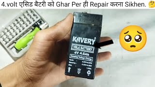 4.Volt Battery Repair At || Home  How To Repair Dead Battery|| Asset Battery Repair🤔