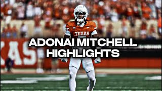 ADONAI MITCHELL HIGHLIGHTS | MOST ELECTRIC PLAYER IN THE NFL DRAFT 🔥🔥