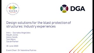 Design solutions for the blast protection of structures: Industry experiences