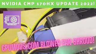 Nvidia CMP 170HX Compact Blower Fan Shroud Crypto Mining 2022 ξ ₿ 香港加密貨幣挖礦