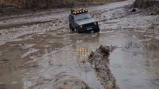 Rainy Weather. 1/12 Scale MN78 Jeep Cherokee