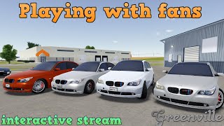 Playing Greenville with fans (Roblox Greenville) Interactive gaming stream