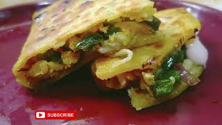 How to make Roti Sandwich Recipe..Chapati Sandwich recipe..Leftover roti Sandwich||