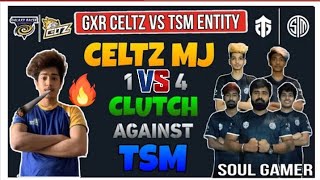 GXR Celtz MJ 1v4 clutch against TSMENTITY in last circle | Celtz WWCD | PMWL W3D3 MATCH 5