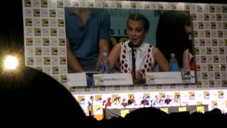 SDCC - Stranger Things Panel - Eleven speaks