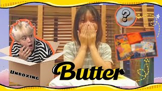 #BTS #BUTTER (BTS-방탄소년단) GIVEAWAY AND "UNBOXING BTS BUTTER PEACHES VER"|