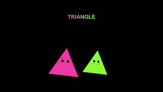 Triangle Shape Dancing - Happy Star Dance video #shorts