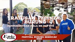 Festival Burung Berkicau BM PAN NTB, Sukses di Gelar