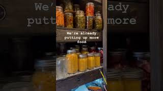 Pantry clean up, always preparing for the next thing … #homestead