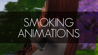 SMOKING ANIMATION PACK (UPDATE 0.2) | Sims 4 Animation (Download)