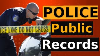 Need-to-know info for finding Police Public Records taught by an experienced Private Investigator!