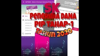 Penerima Dana PIP Tahun 2020 (Tahap 1)