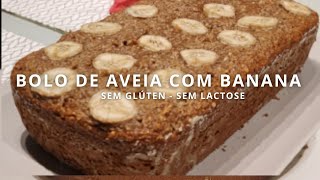 BOLO DE DE AVEIA COM BANANA E CASTANHA-DO-PARÁ! RÁPIDO, FÁCIL E MUITO SAUDÁVEL!!!