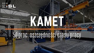 ISL: KAMET - dwuwieżowy regał LogiTower na blachy zintegrowany z centrum cięcia laserowego