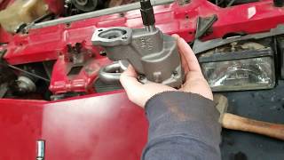 How to change a SBC oil pump (without removing the engine)