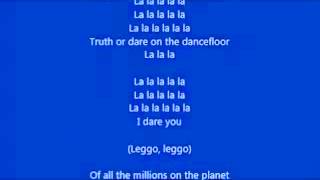 Shakira - Dare (La La La) (lyrics)