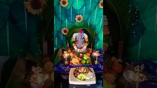 వినాయక చవితి శుభాకాంక్షలు || festive vibes🙏😇 || #shortsviral #yt #vinayakachavithi #festival #home