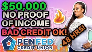 $50,000 PENFED Personal Loan in 48 Hrs! Bad Credit OK NO PROOF OF INCOME!